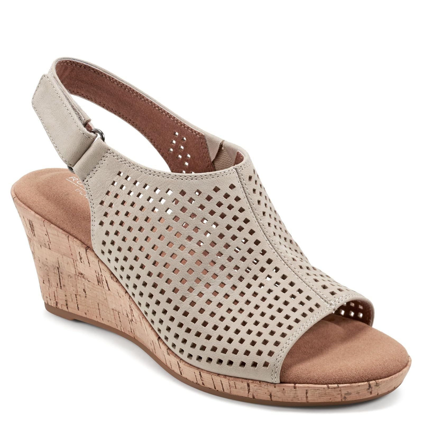  Rockport Women's Comfortable Briah Perf Sling Wedge Sandal for Casual Summer Wear
| Rockport Women's Stylish Briah Perf